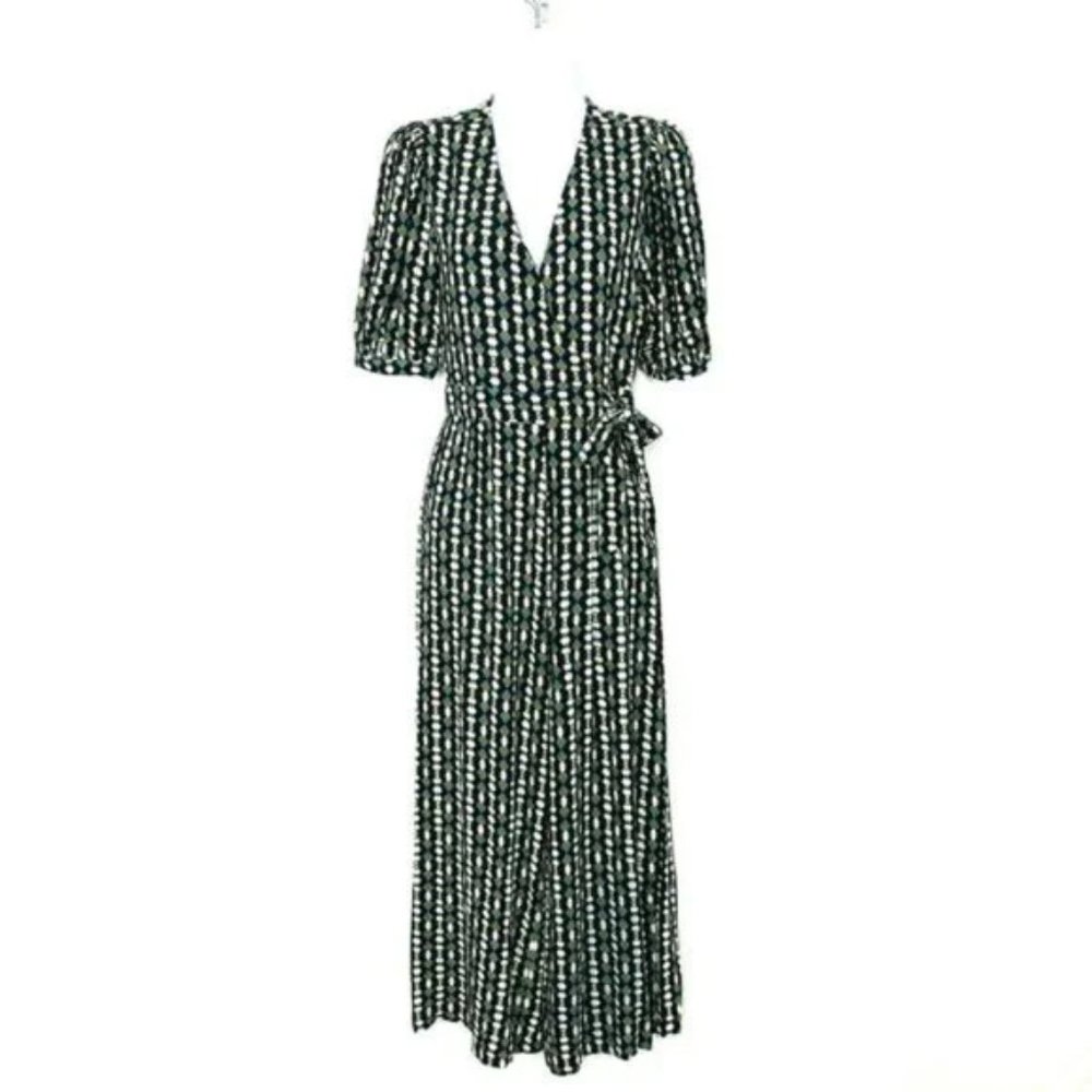 Anthropologie x Kachel Evie Abstract Jumpsuit sz 4